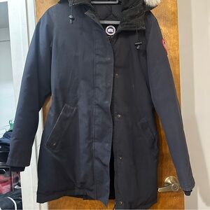 Women’s Navy Canada Goose Jacket